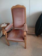 Stoel antiek, Hout, Gebruikt, Bruin, Eén