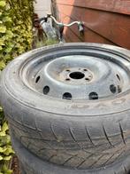 4 x 100 velgen met slicks, Auto diversen, Ophalen, Gebruikt