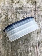 Tupperware Vleeswarenbakjes - 3 Stuks, Ophalen of Verzenden, Gebruikt, Blauw, Bak of Kom