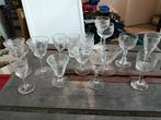 Diverse geslepen borrel glaasjes, Antiek en Kunst, Antiek | Glas en Kristal, Ophalen of Verzenden