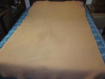 Wollen deken Zaalberg oranje/geel 135 x 200 cm beschikbaar voor biedingen