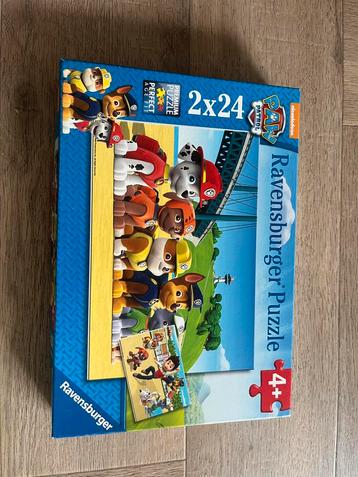 Ravensburger Paw Patrol Puzzel 2x24 beschikbaar voor biedingen