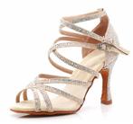 Gouden glitter dans hakken salsa dames vrouwen danspumps, Kleding | Dames, Schoenen, Verzenden, Nieuw, Overige kleuren, Dansschoenen