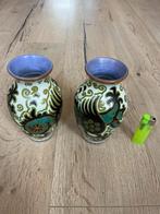 Vaasjes, 2 stuks als nieuw, Ophalen, Overige kleuren, Aardewerk of Porselein, Zo goed als nieuw
