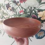 Vintage houten schaal, Ophalen of Verzenden, Zo goed als nieuw, Rond, Hout