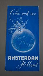 025) PLATTEGROND AMSTERDAM COME AND SEE AMSTERDAM, Boeken, Atlassen en Landkaarten, Ophalen of Verzenden, 1800 tot 2000, Nederland