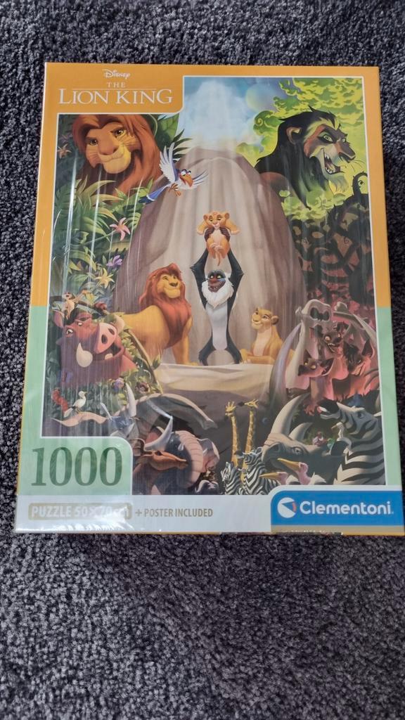 Disney puzzel 1000 Nieuw, Hobby en Vrije tijd, Denksport en Puzzels, Ophalen of Verzenden