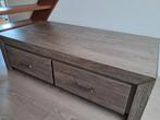 Salontafel met 2 lades, Ophalen, Gebruikt, 100 tot 150 cm, 50 tot 100 cm