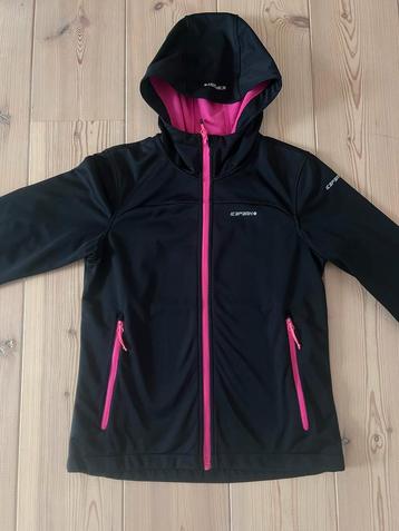 Icepeak Softshell Jas Meisje Maat 164 - Zo Goed Als Nieuw beschikbaar voor biedingen