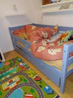 Peuterbed met goed matras van 160x70, Huis en Inrichting, Ophalen, Gebruikt, Eenpersoons, Blauw