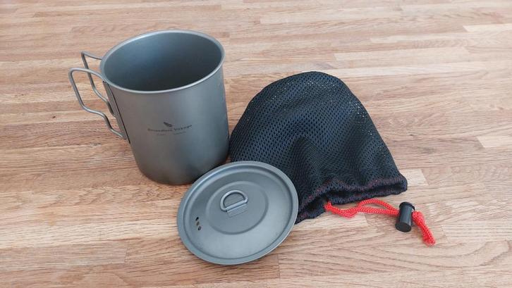 Lichtgewicht pan, Caravans en Kamperen, Kampeeraccessoires, Gebruikt, Ophalen of Verzenden