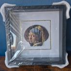 Schilderij ingelijste schelp met afbeelding, Huis en Inrichting, Ophalen of Verzenden, Nieuw, Hout, Minder dan 50 cm