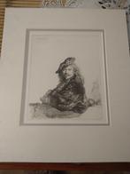 heliogravure, rembrandt zelfportret, Ophalen of Verzenden