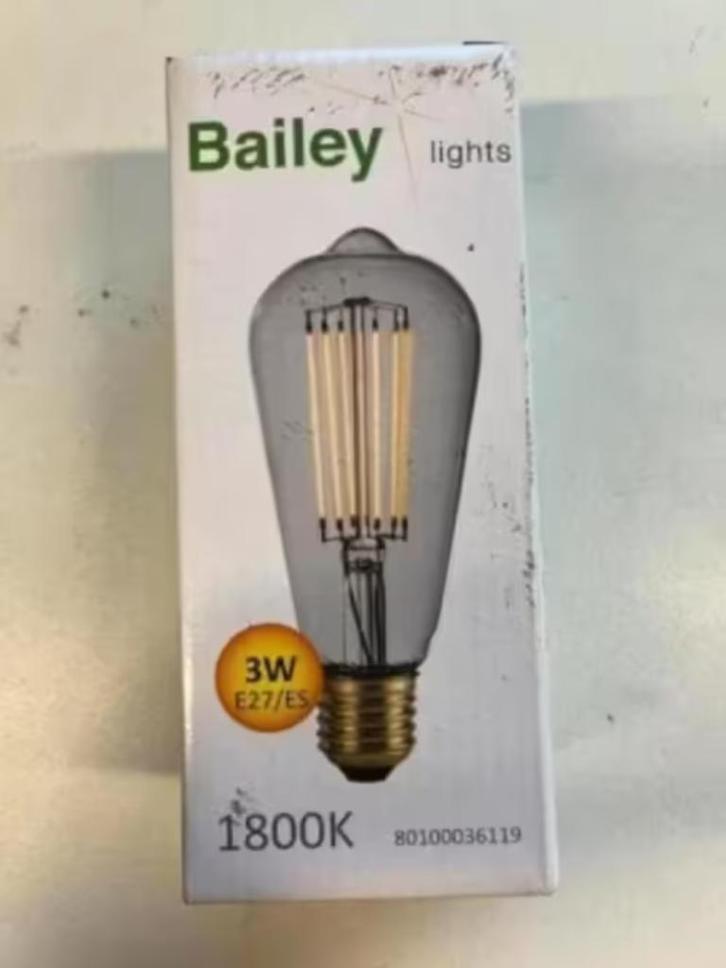NIEUW! Bailey led lamp 3,0 W grote fitting, €13,99, Huis en Inrichting, Lampen | Losse lampen, Nieuw, Led-lamp, 30 tot 60 watt