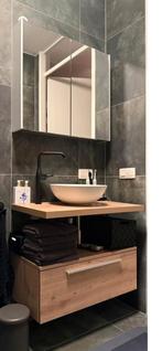 Badkamermeubel, spiegel, radiator, wasbak, waskom, mengkraan, Ophalen, Zo goed als nieuw, Overige typen