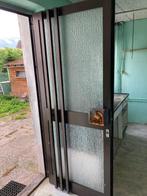 Aluminium deur met kozijn, Doe-het-zelf en Verbouw, Kozijnen en Schuifpuien, Gebruikt, Deurkozijn, Aluminium, 150 tot 225 cm
