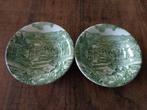 Broadhurst Staffordshire  Ironstone 2 schaaltjes groen, Antiek en Kunst, Antiek | Servies los, Ophalen of Verzenden