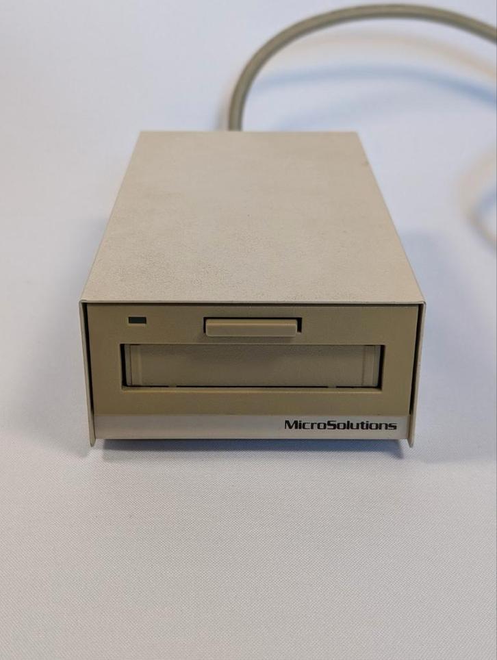 MicroSolutions BackPack Magneto-Optical Drive – Parallel, Computers en Software, Vintage Computers, Ophalen of Verzenden