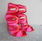 Nieuwe roze / rode Alexander McQueen laarsjes, mt 37, Verzenden, Lage of Enkellaarzen, Nieuw, Roze