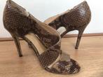 Enzo angiolini pumps high heels snake slangenprint 8,5, Kleding | Dames, Schoenen, Pumps, Beige, Ophalen of Verzenden, Zo goed als nieuw