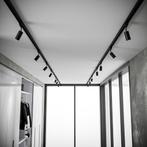 Railverlichting zwart 9 meter en 8 spits, Ophalen of Verzenden, Zo goed als nieuw, Metaal of Aluminium