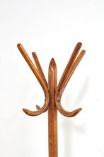 Antieke beukenhouten Thonet kapstok jaren 20, Gebruikt, Ophalen of Verzenden, Staande kapstok, 150 tot 200 cm