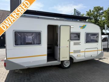 KNAUS SPORT 450 UF VASTBED RONDZIT VOORTENT SUPER NETJES beschikbaar voor biedingen