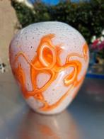 Mondgeblazen vaas,kwaliteit,apart! Dalen,Drenthe, Ophalen of Verzenden, Zo goed als nieuw, Glas, Minder dan 50 cm