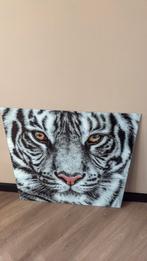 Glazen Tijger Schilderij, Huis en Inrichting, Ophalen, Zo goed als nieuw, Schilderij