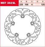 Remschijf TRW Achterzijde (MST362SL) R6 RJ11/15/27, Ophalen of Verzenden, Gebruikt