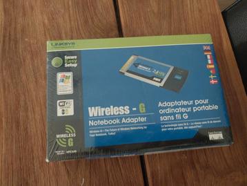 Linksys Wireless-G Notebook Adapter - Nieuw in verpakking beschikbaar voor biedingen