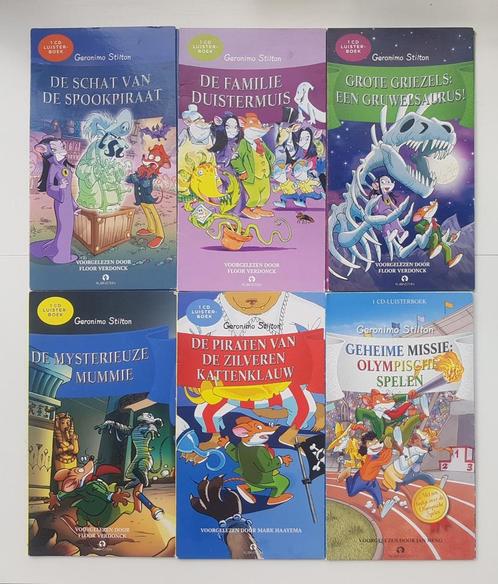 6x Luisterboek Geronimo Stilton, Boeken, Luisterboeken, Cd, Kind, Ophalen of Verzenden