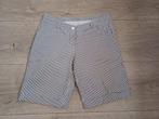 korte blauw witte streep stretch korte broek mt L, Kort, Blauw, Maat 46/48 (XL) of groter, Ophalen of Verzenden