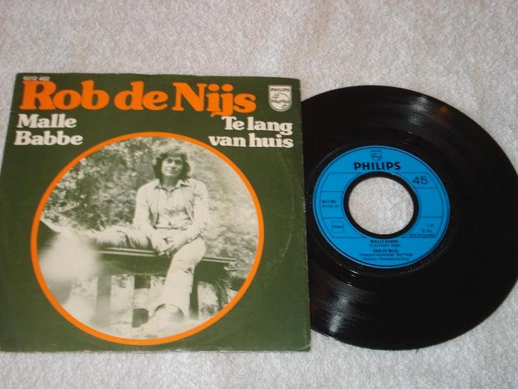 Rob De Nijs   Malle Babbe    Orgineel, Cd's en Dvd's, Vinyl Singles, Zo goed als nieuw, Single, Nederlandstalig, Ophalen of Verzenden