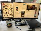 Philips Curved Monitor 34'' wide quad HD+, Ophalen, Philips, Gebruikt, 3 tot 5 ms