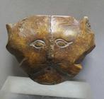 Masker Amulet MQ7 schedel  tribal beeld kunst Indonesie, Ophalen of Verzenden