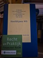 Hoofdlijnen Wft - Recht en Praktijk, B. Bierman e.a., Zo goed als nieuw, Alpha, HBO