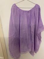 PAARS KATOEN DAMES BLOUSE, MAAT; M, Ophalen of Verzenden, Zo goed als nieuw, Maat 38/40 (M), Paars