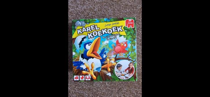Karel Koekoek - Jumbo Jonkies, Hobby en Vrije tijd, Gezelschapsspellen | Bordspellen, Zo goed als nieuw, Een of twee spelers, Drie of vier spelers