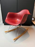 Vitra eames RAR schommelstoel roestrood rood fauteuil, Huis en Inrichting, Fauteuils, Zo goed als nieuw, Ophalen