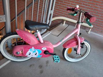 Fiets 14 inch 3-5 jaar Unicorn. beschikbaar voor biedingen