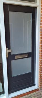 Voordeur hardhout, Ophalen, Gebruikt, 80 tot 100 cm, Buitendeur