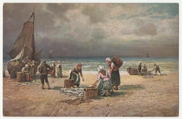 Visserij.  Illustrateurs., Verzamelen, Ansichtkaarten | Themakaarten, Ongelopen, Voor 1920, Overige thema's, Verzenden
