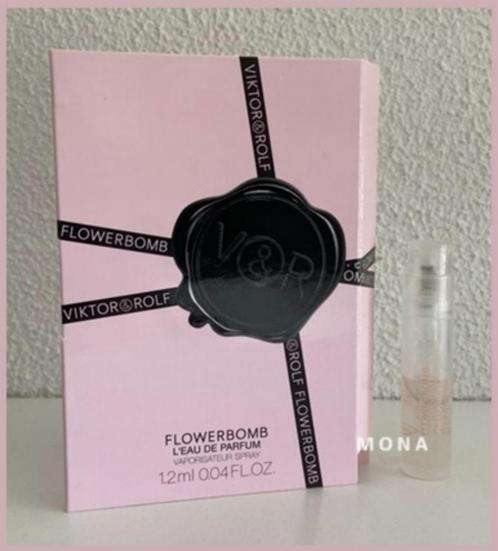 #2 Flowerbomb parfum sample proefje tester monster, Sieraden, Tassen en Uiterlijk, Uiterlijk | Parfum, Nieuw, Verzenden
