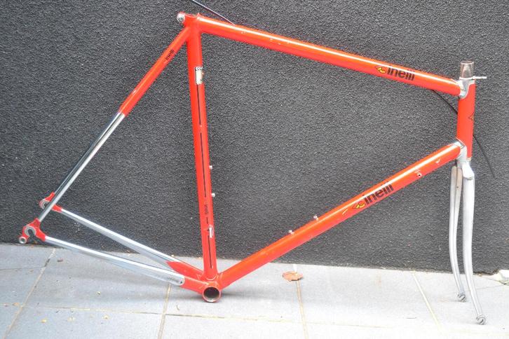 Vintage frameset CINELLI supercorsa, Fietsen en Brommers, Fietsen | Oldtimers, 55 tot 59 cm, Ophalen of Verzenden