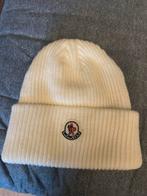 Crème Moncler Muts, Kleding | Heren, Ophalen of Verzenden, Zo goed als nieuw, Muts