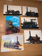 Set ansichtkaarten van oude stoomtreinen, Ophalen of Verzenden, Zo goed als nieuw, Trein, Kaart of Prent