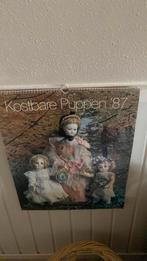 Supergrote kalender 1987 antieke poppen 46x54, Ophalen of Verzenden, Zo goed als nieuw, Overige typen