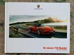 Nederlandse brochure Porsche Boxster 718 2016 NIEUW!, Boeken, Auto's | Folders en Tijdschriften, Porsche, Nieuw, Ophalen of Verzenden