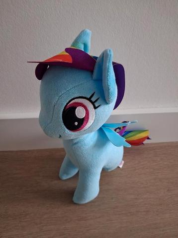 Knuffel My Little Pony paard blauw regenboog L156 beschikbaar voor biedingen